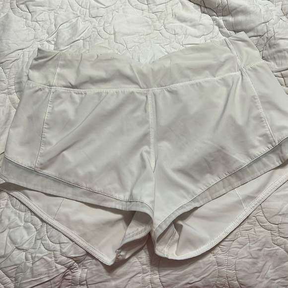 Lululemon white shorts - Picture 1 of 3